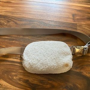 Lululemon Fleece Ivory Belt Bag